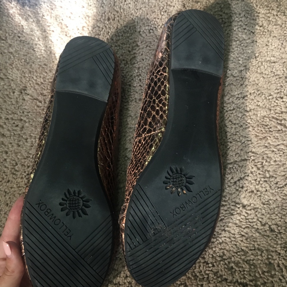 Metallic bronze flats - Picture 2 of 5